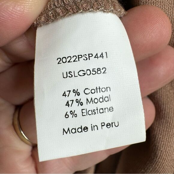 Universal Standard Rachele Lounge Robe Brown Tan Comfy Neutral Size XS (10-12) - Picture 6 of 6